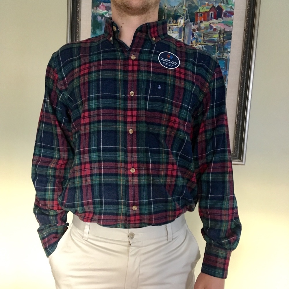 Brand new never worn button down plaid